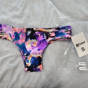 Fused Hawaii, Manini bottom, future is bright, size small swim bottom